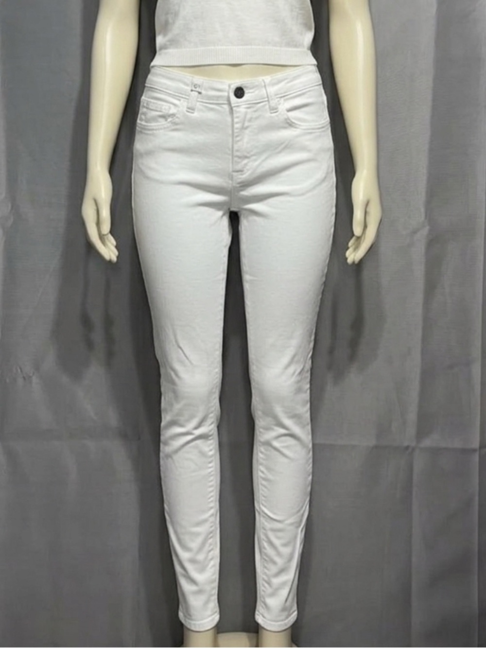 Armani Exchange White Skinny Jeans